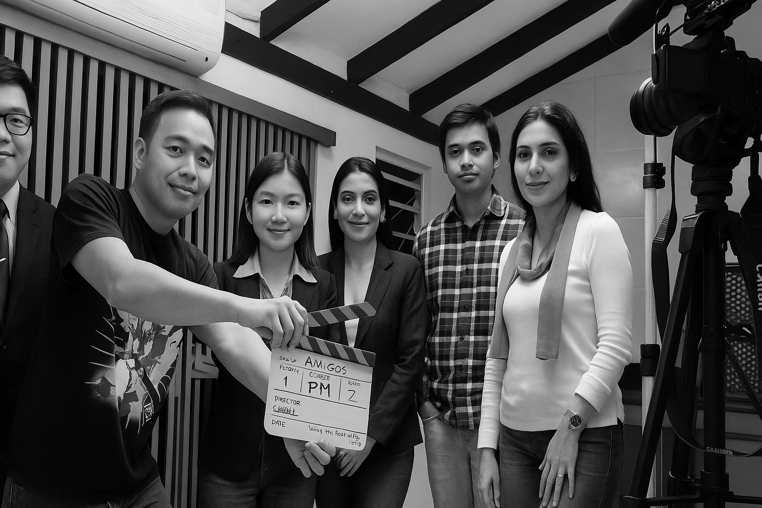 Our team working together